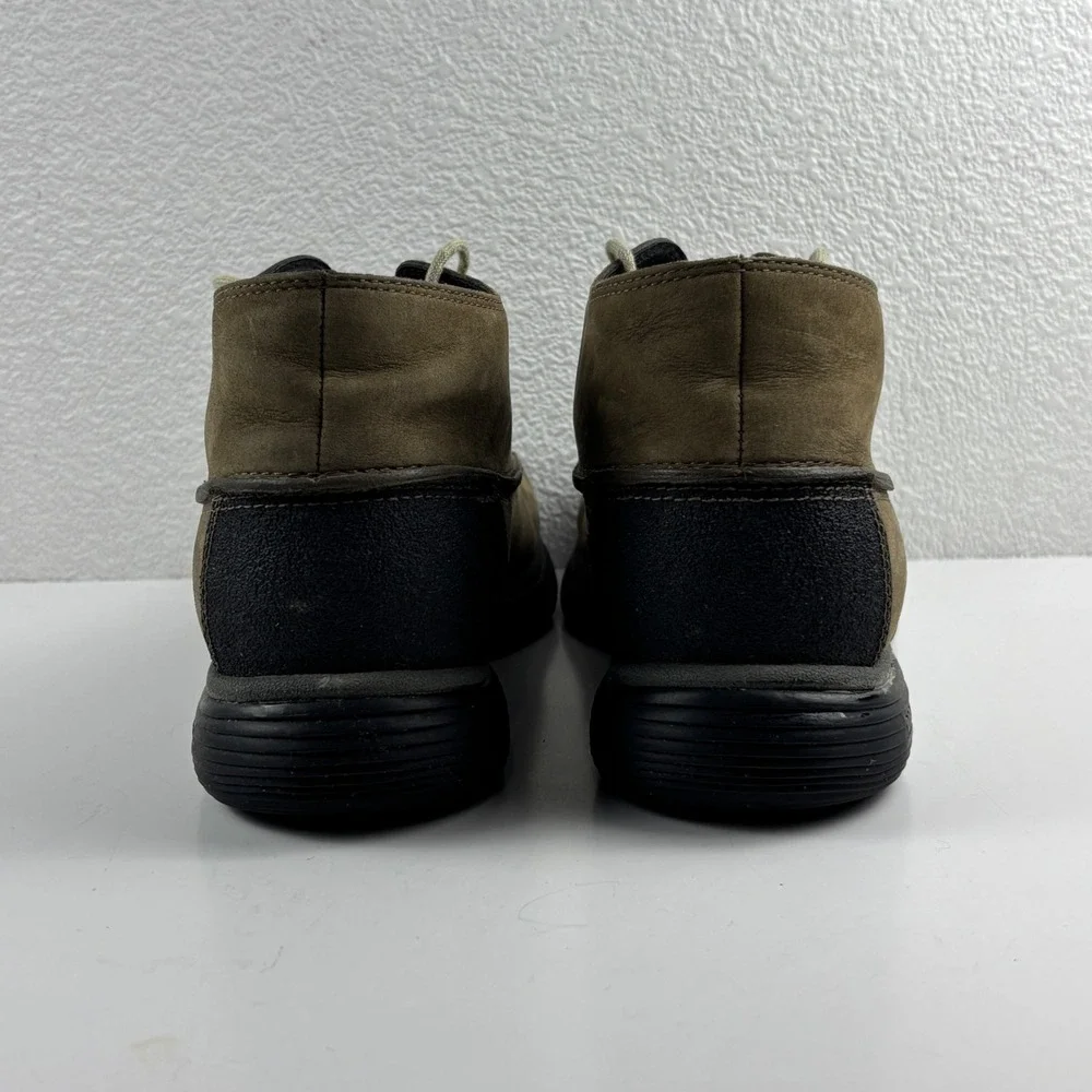 Merrell Topo Rail Chukka Mens 10 Stone Brown Leather Ankle Boots 40595 Gorpcore